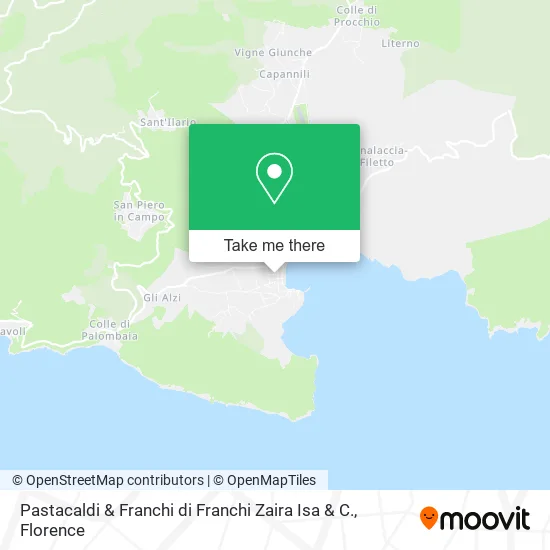 Pastacaldi & Franchi di Franchi Zaira Isa & C. map