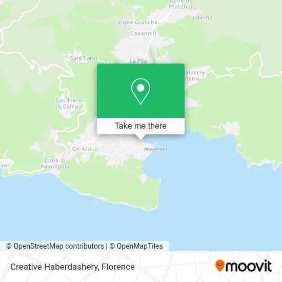 Creative Haberdashery map