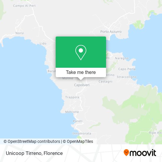 Unicoop Tirreno map