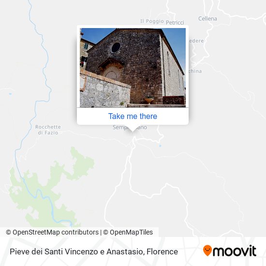 Pieve dei Santi Vincenzo e Anastasio map