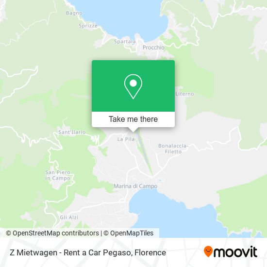 Z Mietwagen - Rent a Car Pegaso map