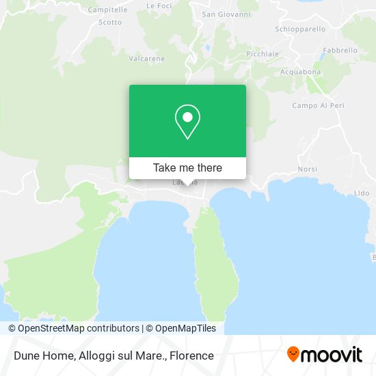 Dune Home, Alloggi sul Mare. map