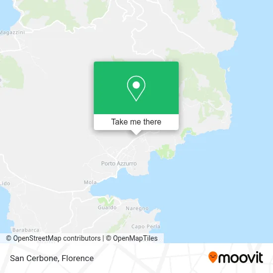 San Cerbone map