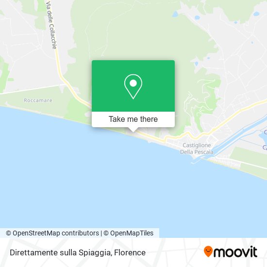 Direttamente sulla Spiaggia map