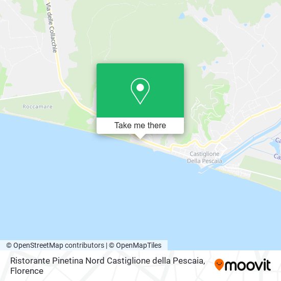 Ristorante Pinetina Nord Castiglione della Pescaia map