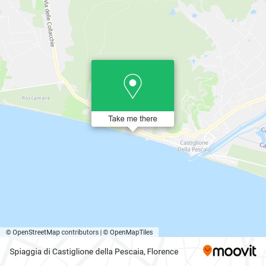Spiaggia di Castiglione della Pescaia map