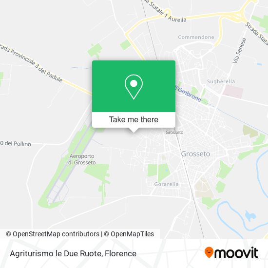 Agriturismo le Due Ruote map