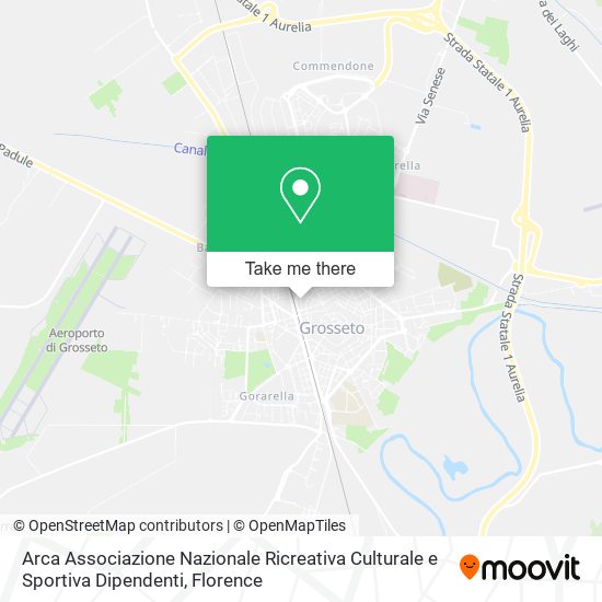 Arca Associazione Nazionale Ricreativa Culturale e Sportiva Dipendenti map