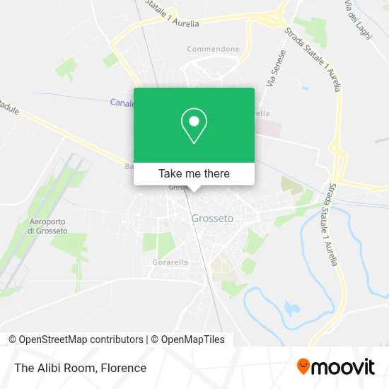 The Alibi Room map