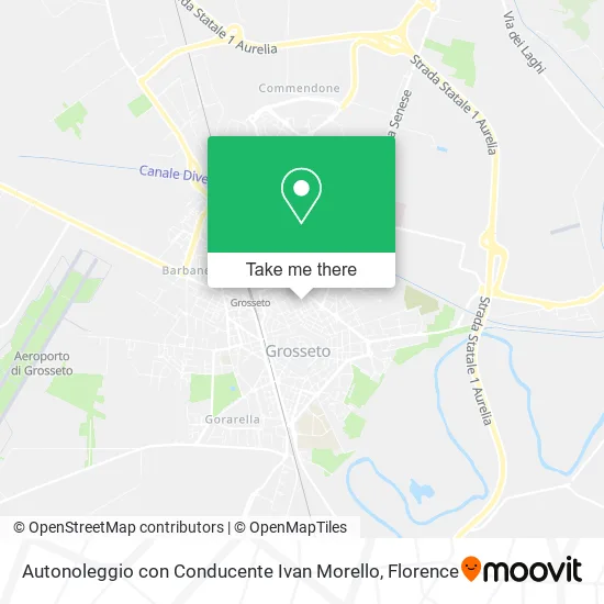 Autonoleggio con Conducente Ivan Morello map