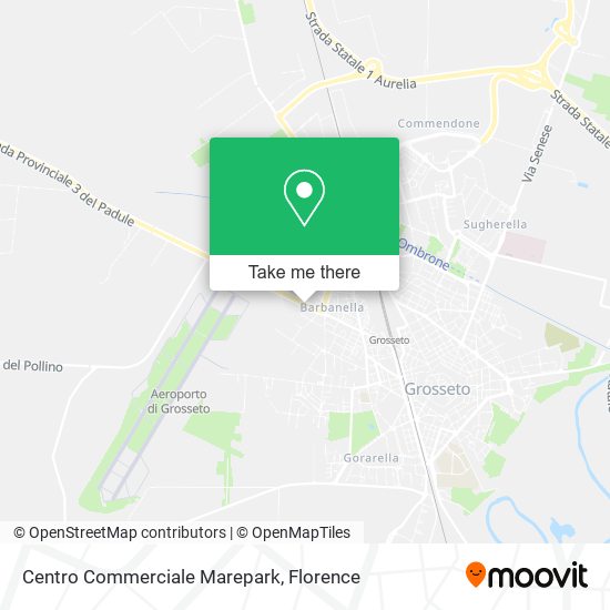 Centro Commerciale Marepark map