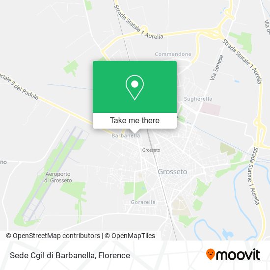 Sede Cgil di Barbanella map