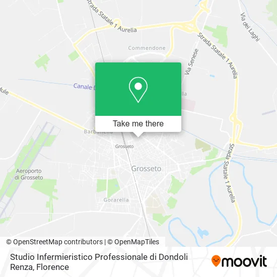 Studio Infermieristico Professionale di Dondoli Renza map