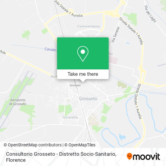 Consultorio Grosseto - Distretto Socio-Sanitario map