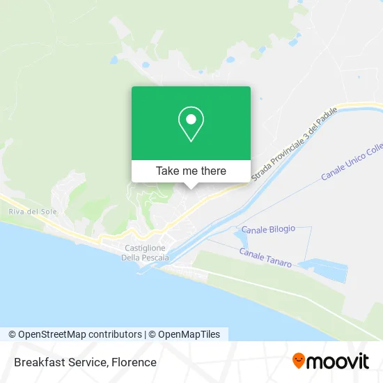 Breakfast Service map