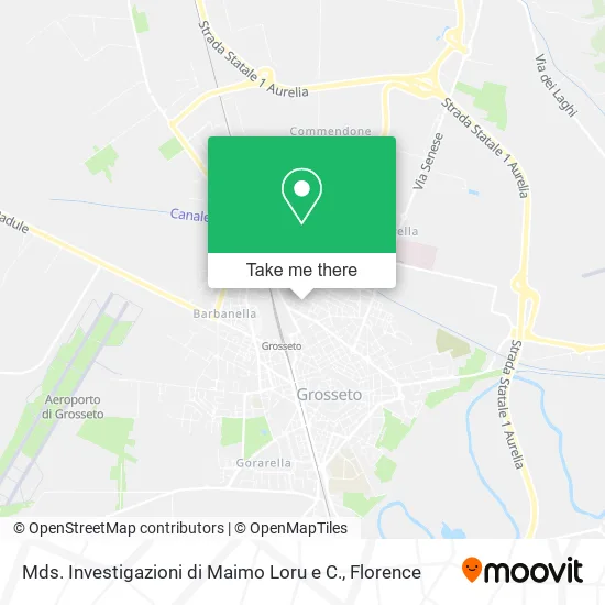 Mds. Investigazioni di Maimo Loru e C. map
