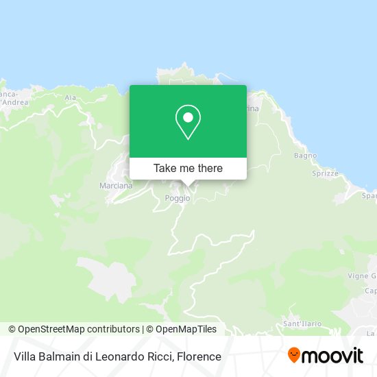 Villa Balmain di Leonardo Ricci map
