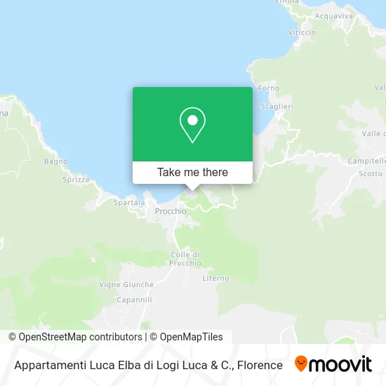 Luca Elba Apartments by Logi Luca & Co. map