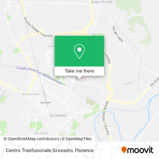 Centro Trasfusionale Grosseto map