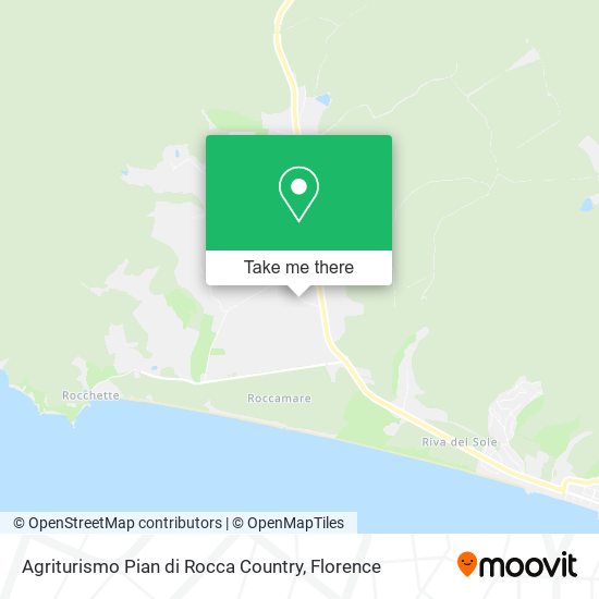 Agriturismo Pian di Rocca Country map