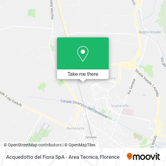 Acquedotto del Fiora SpA - Area Tecnica map