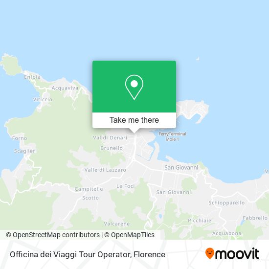 Officina dei Viaggi Tour Operator map