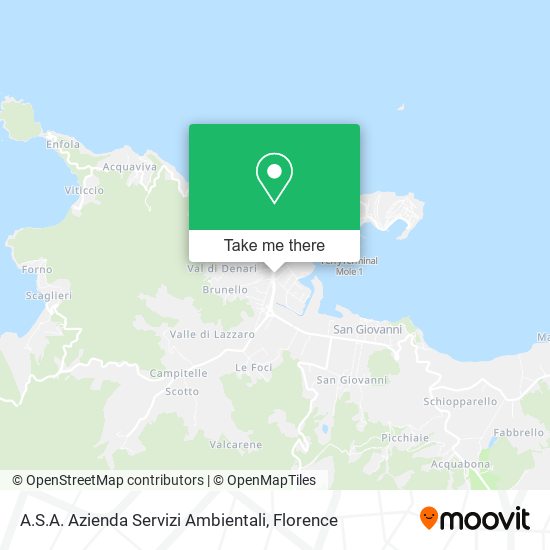 A.S.A. Azienda Servizi Ambientali map