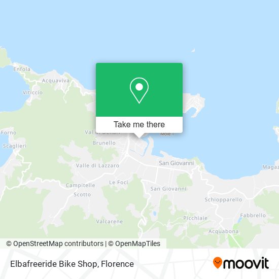 Elbafreeride Bike Shop map