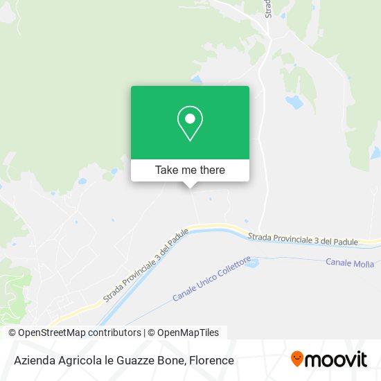 Azienda Agricola le Guazze Bone map