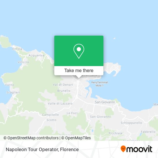 Napoleon Tour Operator map