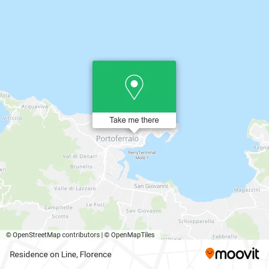 Residence on Line map