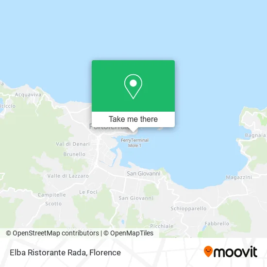 Elba Rada Restaurant map