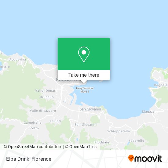 Elba Drink map