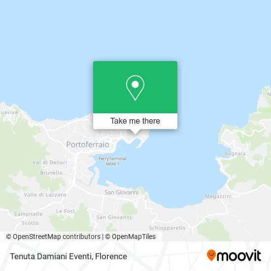 Tenuta Damiani Eventi map