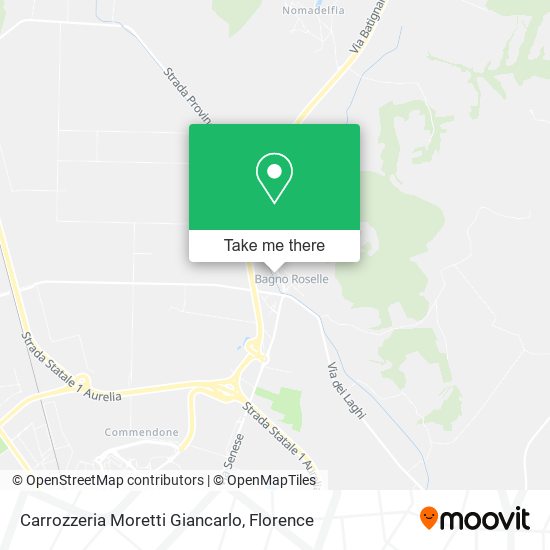 Carrozzeria Moretti Giancarlo map