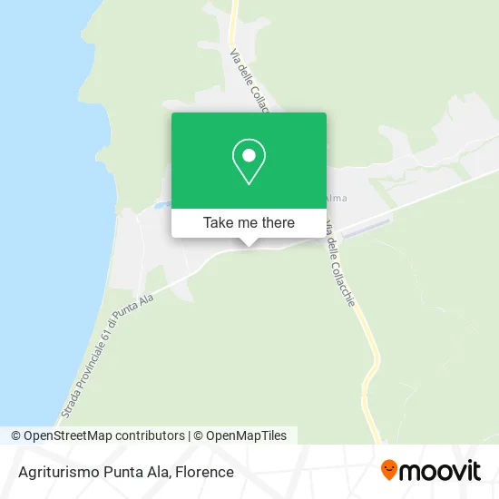 Agriturismo Punta Ala map