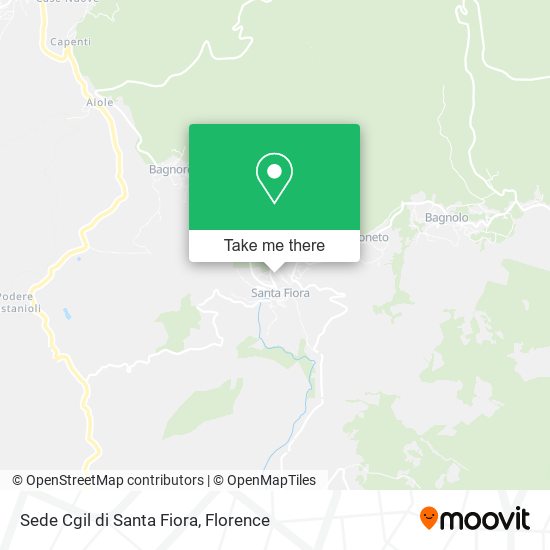 Sede Cgil di Santa Fiora map
