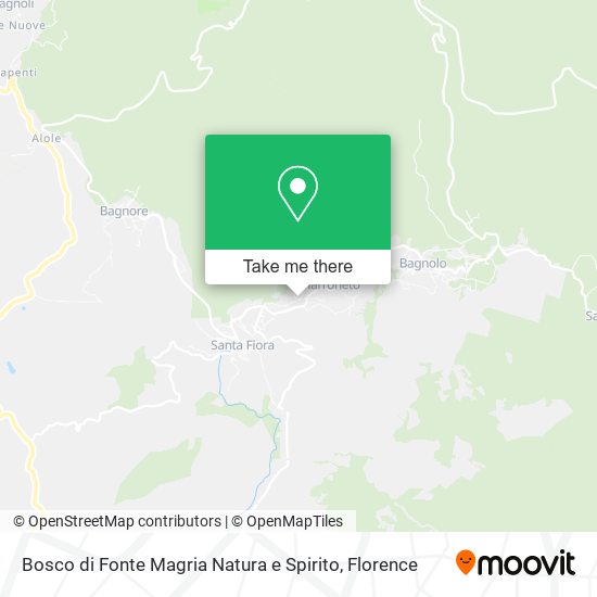 Bosco di Fonte Magria Natura e Spirito map