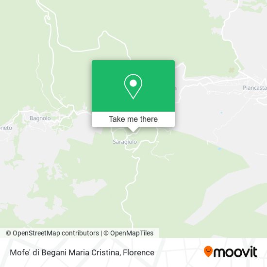 Mofe' di Begani Maria Cristina map