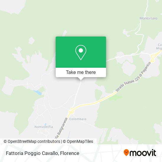 Fattoria Poggio Cavallo map
