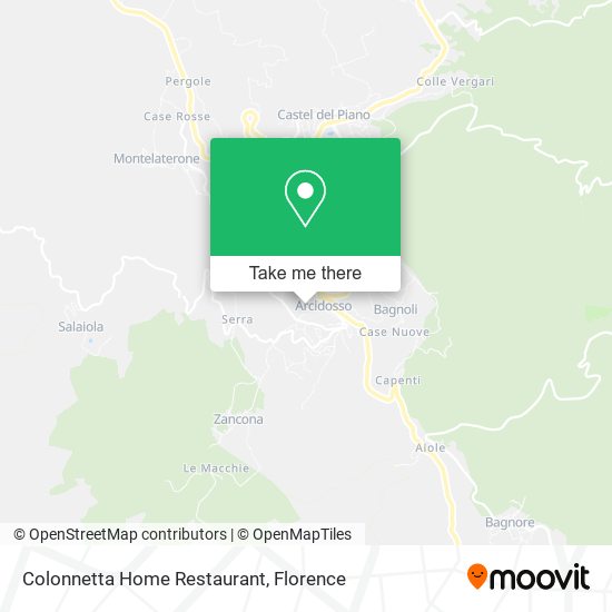 Colonnetta Home Restaurant map