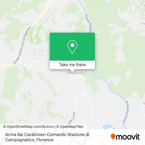 Arma dei Carabinieri-Comando Stazione di Campagnatico map