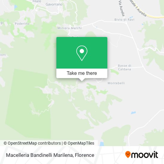 Macelleria Bandinelli Marilena map