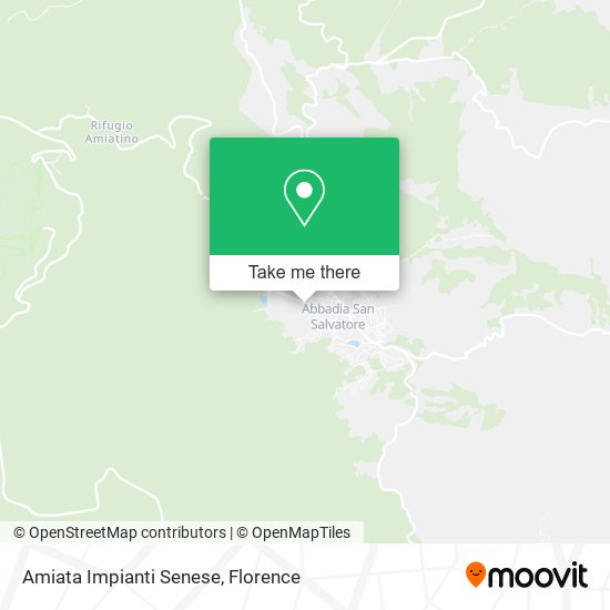 Amiata Impianti Senese map