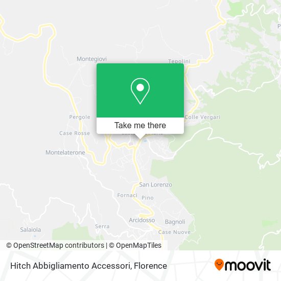 Hitch Abbigliamento Accessori map
