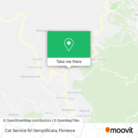 Cat Service Srl Semplificata map