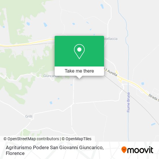 Agriturismo Podere San Giovanni Giuncarico map