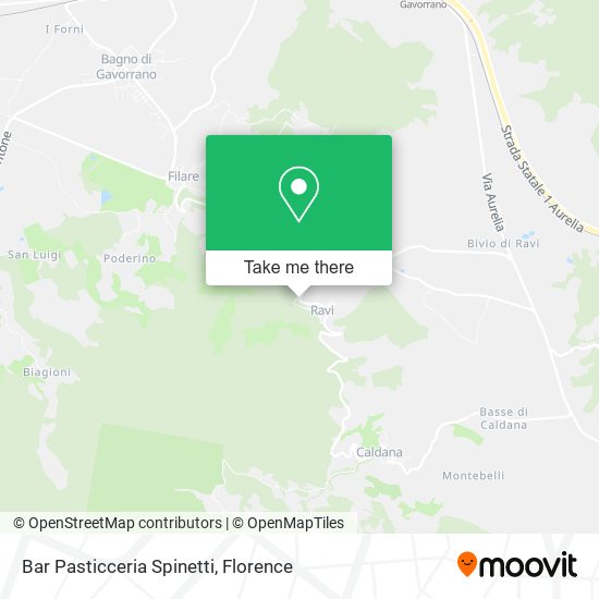 Bar Pasticceria Spinetti map
