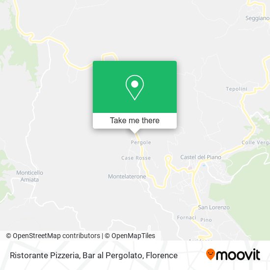 Ristorante Pizzeria, Bar al Pergolato map