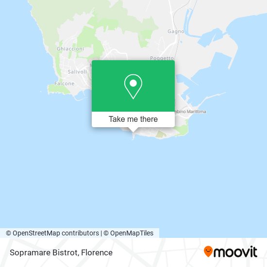 Sopramare Bistrot map